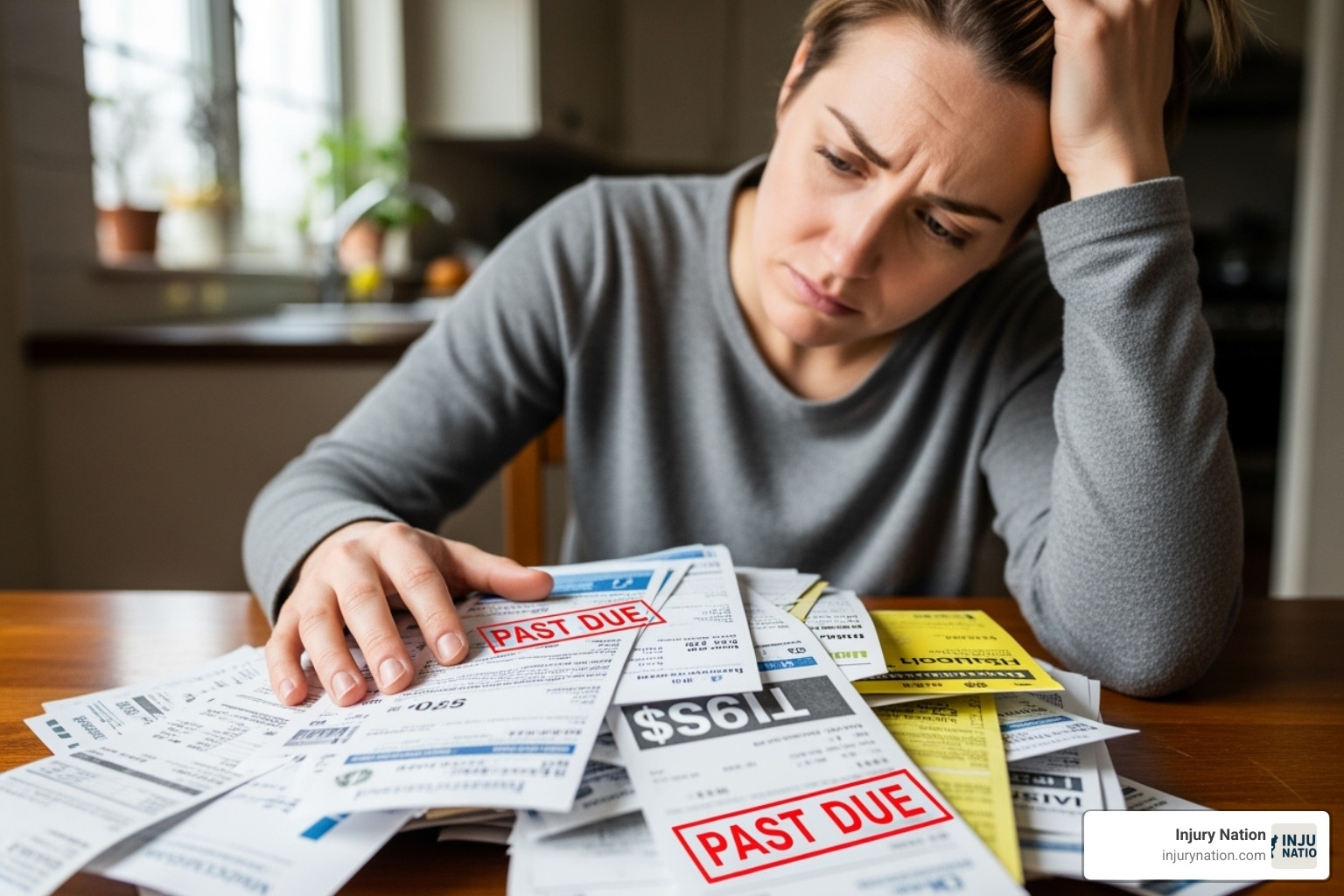 person looking stressed with medical bills - do I need lawyer person looking stressed with medical bills - do I need lawyer