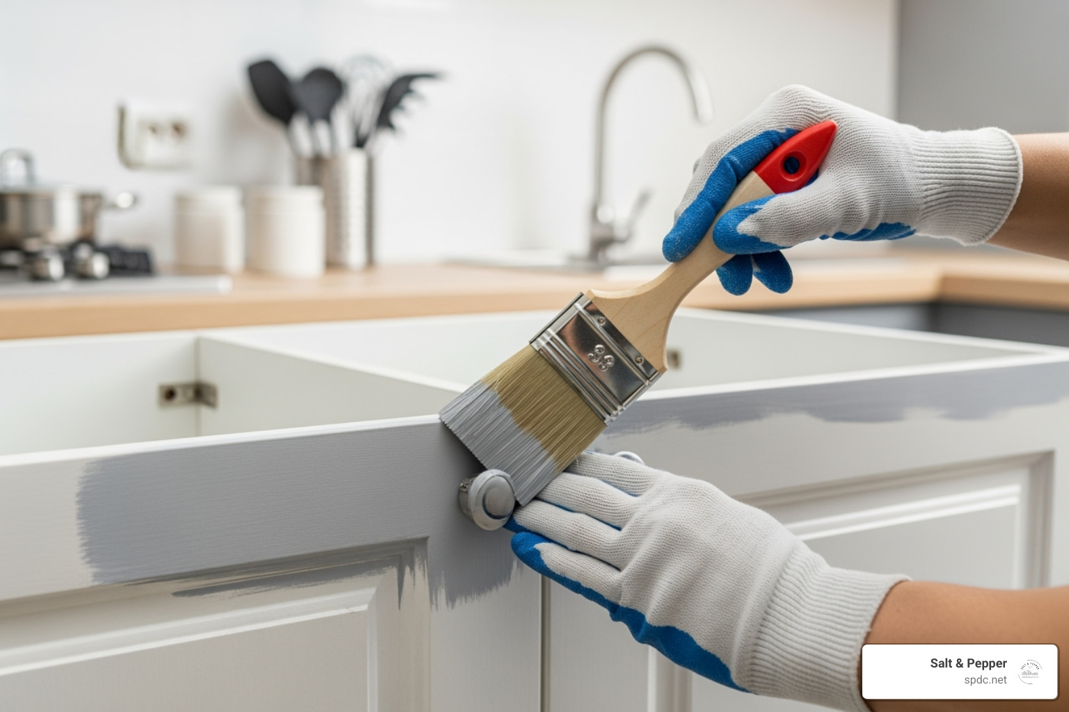 homeowner painting kitchen cabinets - small kitchen renovation budget homeowner painting kitchen cabinets - small kitchen renovation budget