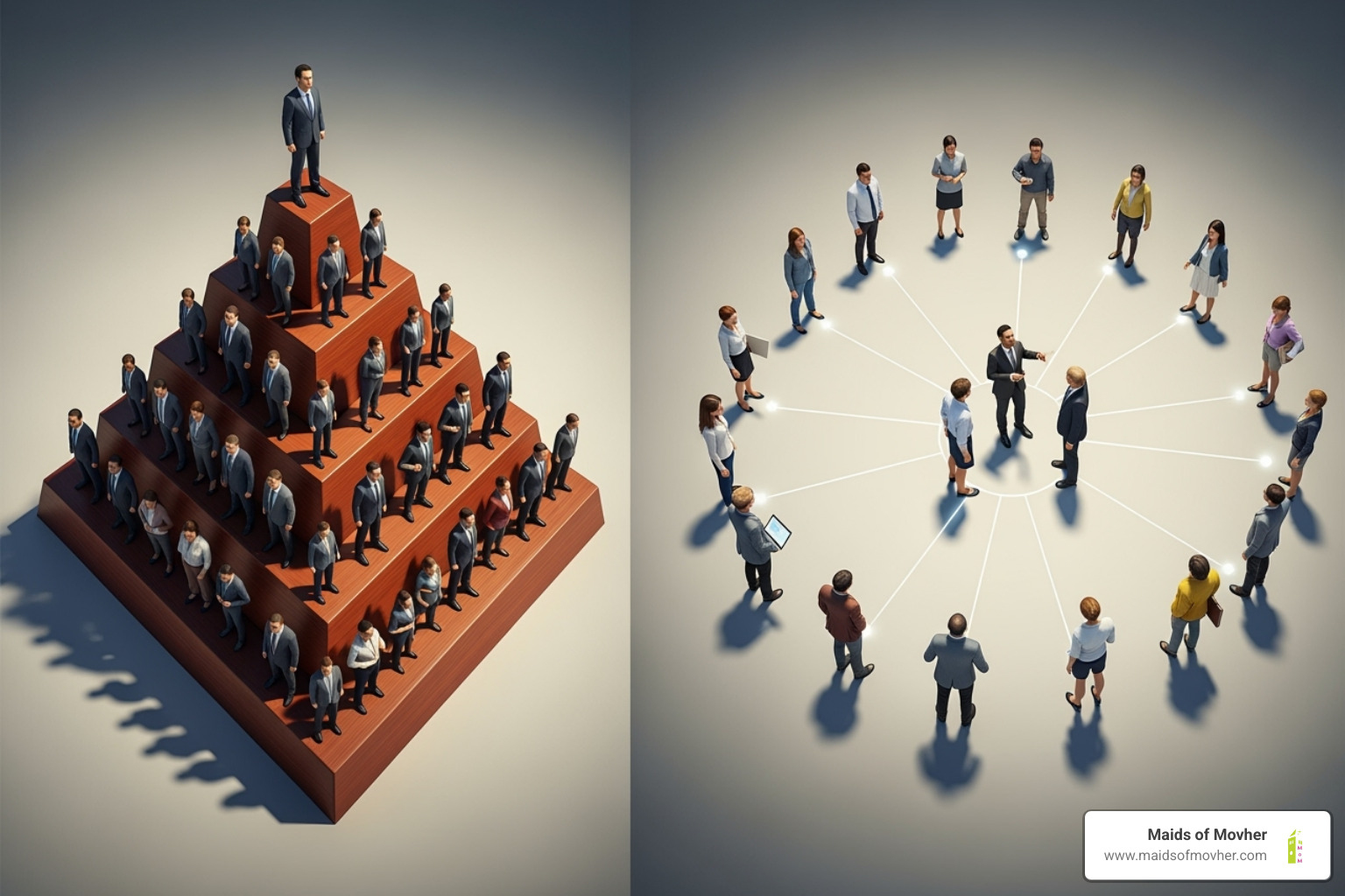 traditional vs co-op business structure - socially responsible cleaning washington