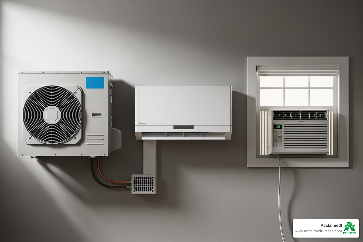 Different types of AC units - ac installation sherwood park ab