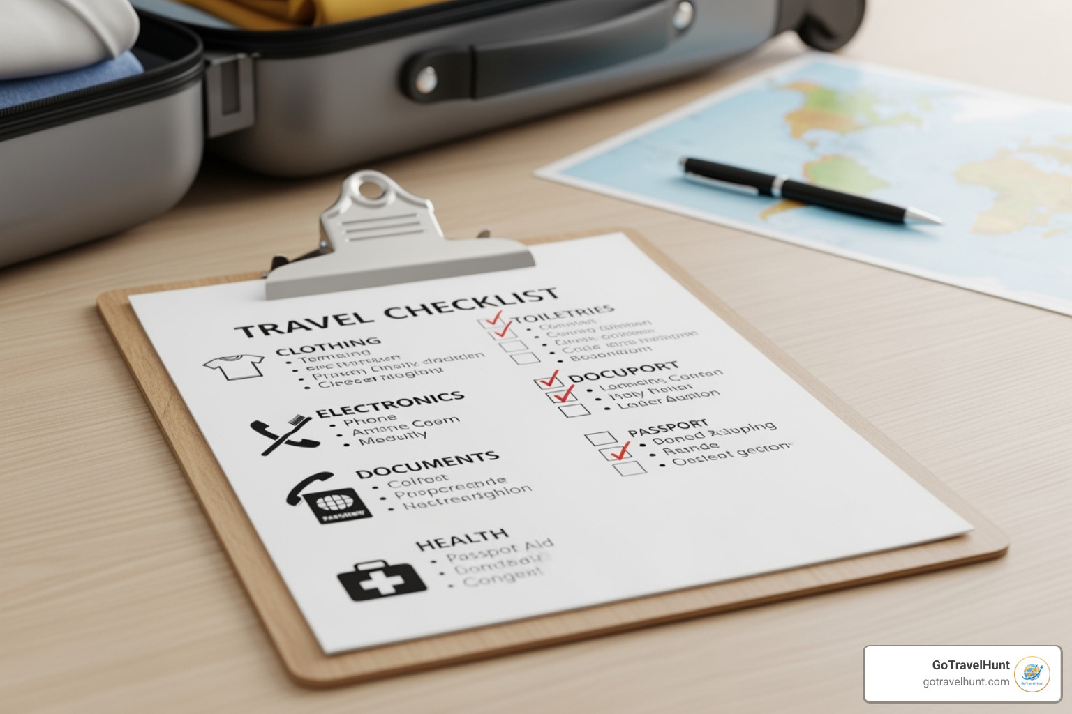 travel checklist categories - trip preparation list travel checklist categories - trip preparation list