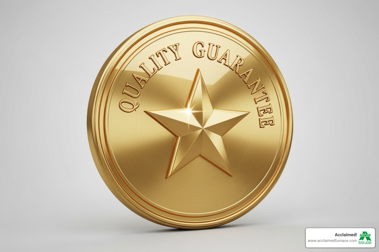 satisfaction guaranteed badge - hvac company edmonton ab