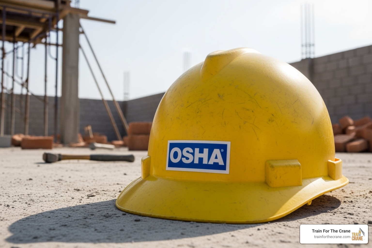 OSHA compliance hard hat - certified rigger and signal person training
