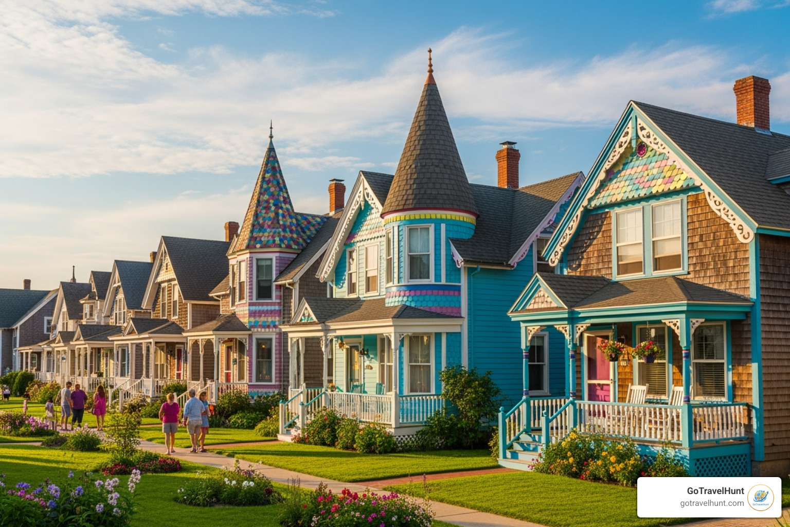 of the Gingerbread Cottages in Oak Bluffs - romantic getaways near me of the Gingerbread Cottages in Oak Bluffs - romantic getaways near me