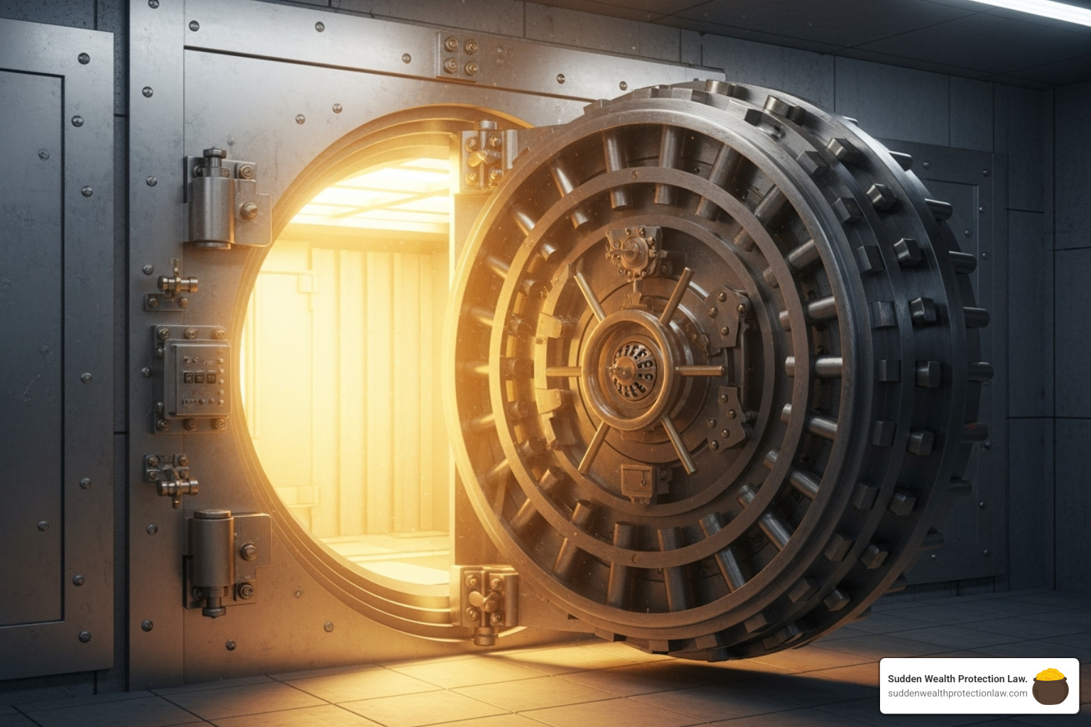 vault, symbolizing an asset protection trust - will estranged child