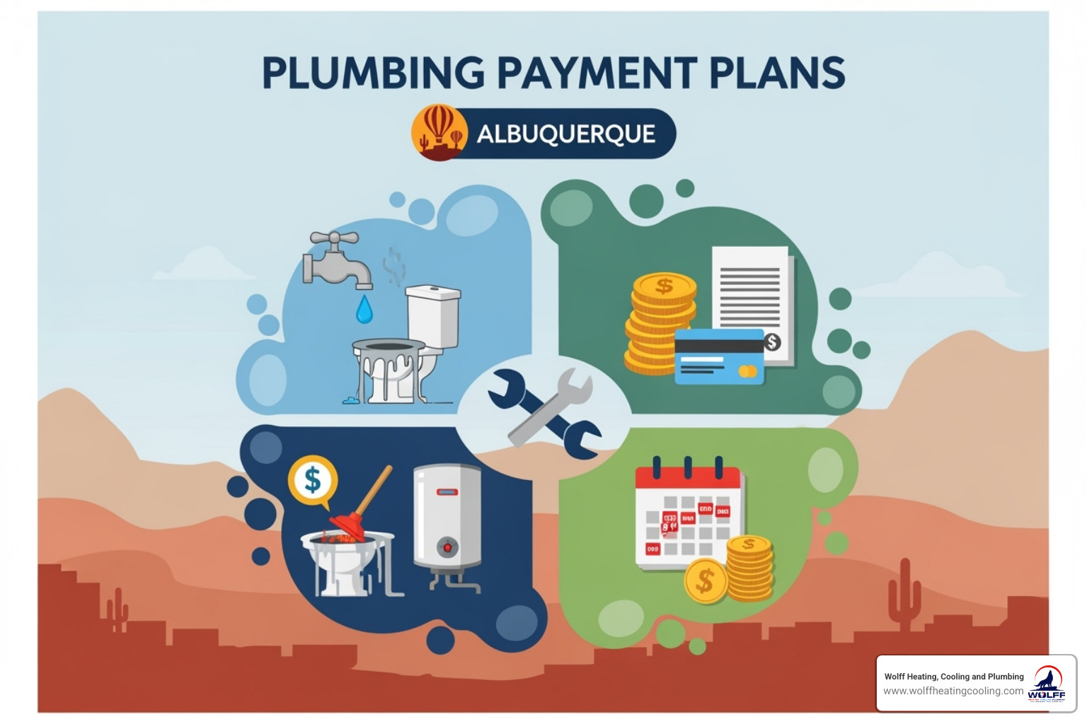 a person applying for a loan on a smartphone with a plumbing-related background - plumbing payment plans albuquerque