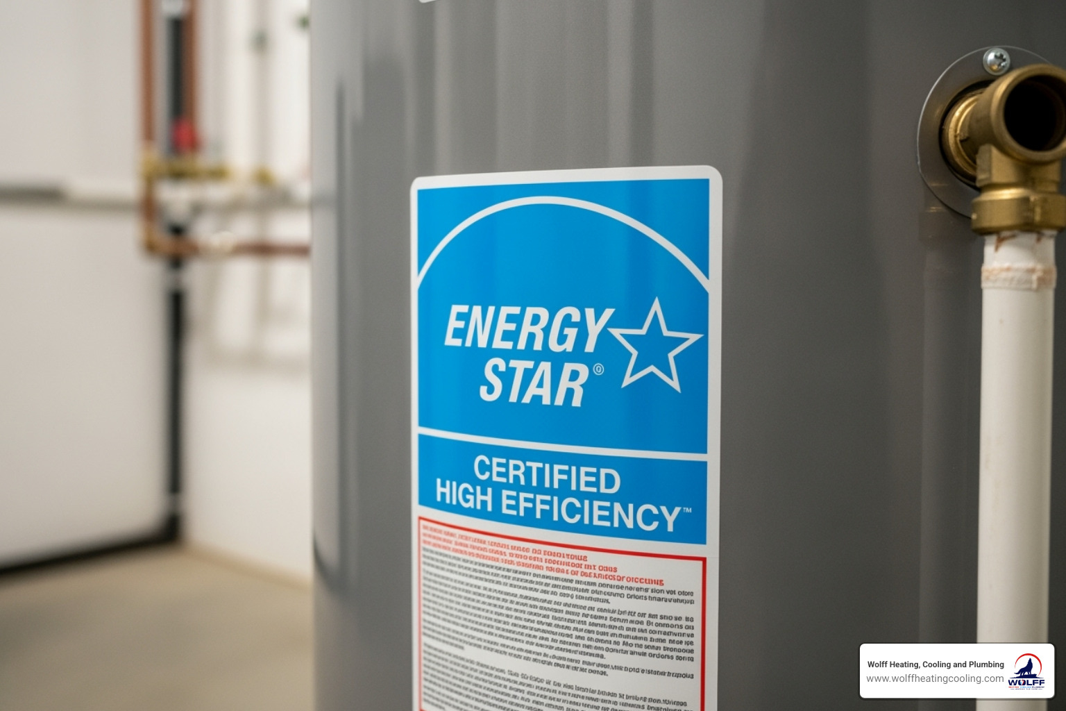 ENERGY STAR logo on a water heater - water heater company albuquerque ENERGY STAR logo on a water heater - water heater company albuquerque