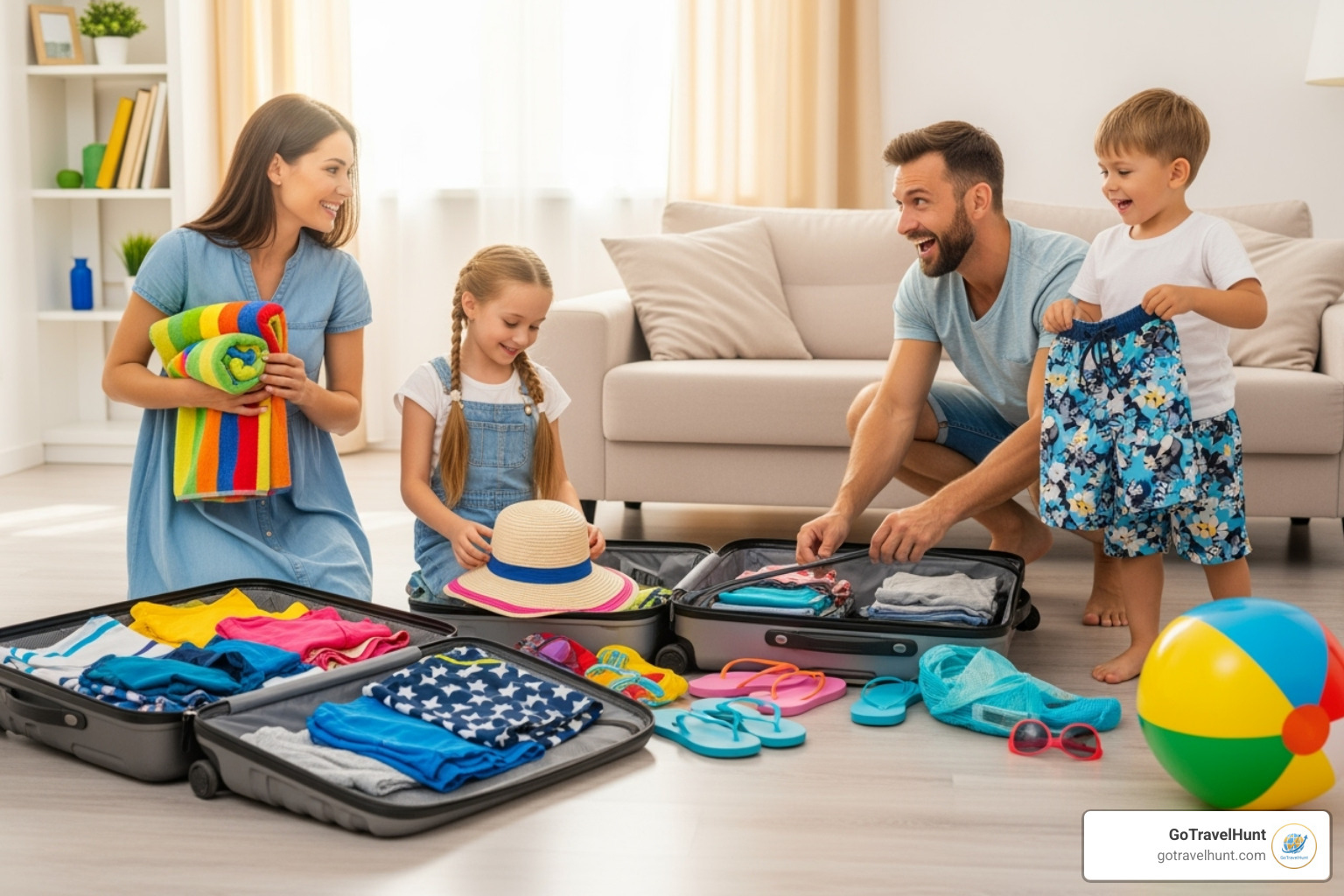 family packing together - packing list beach vacation family packing together - packing list beach vacation