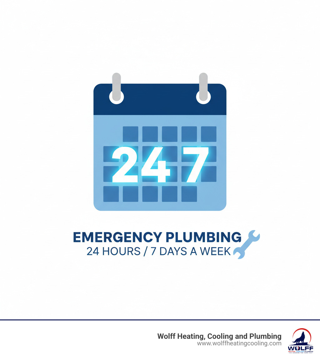 A graphic showing a calendar with "24/7" highlighted - emergency plumber rio rancho infographic A graphic showing a calendar with "24/7" highlighted - emergency plumber rio rancho infographic