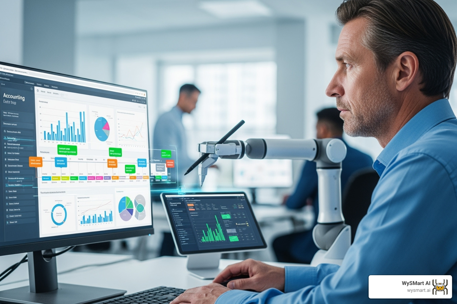marketing analytics dashboard showing key metrics - Accountant marketing automation