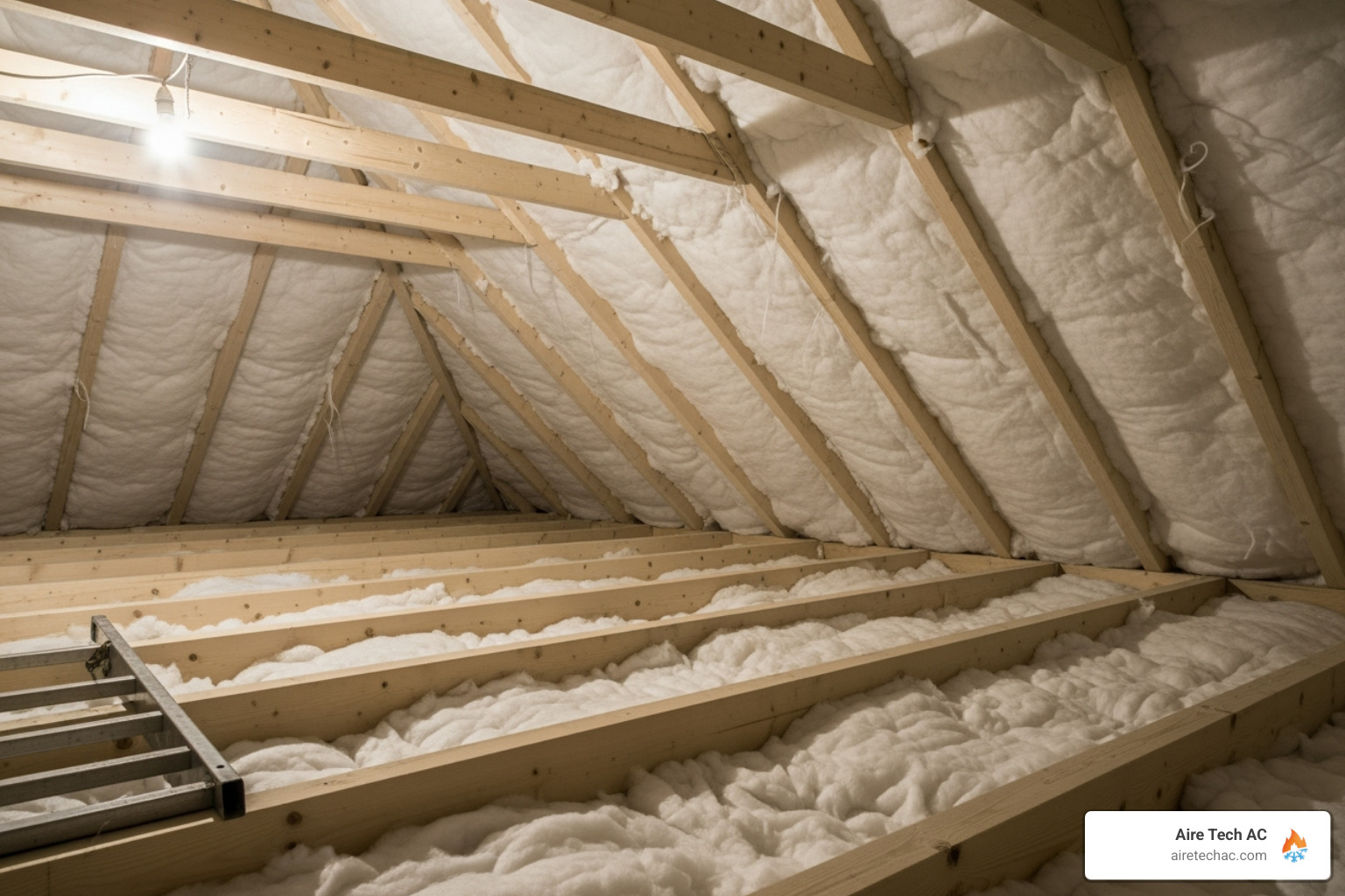 newly installed attic insulation - 5 HVAC Upgrades That Pay for Themselves in Under 3 Years