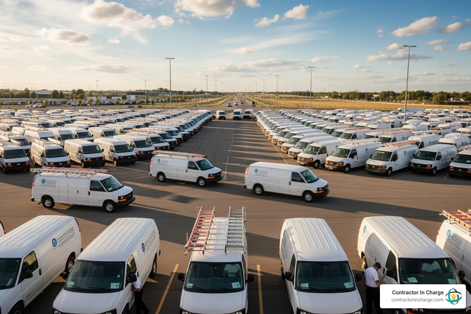 rapidly growing fleet of service vans - outsourcing scalable back office