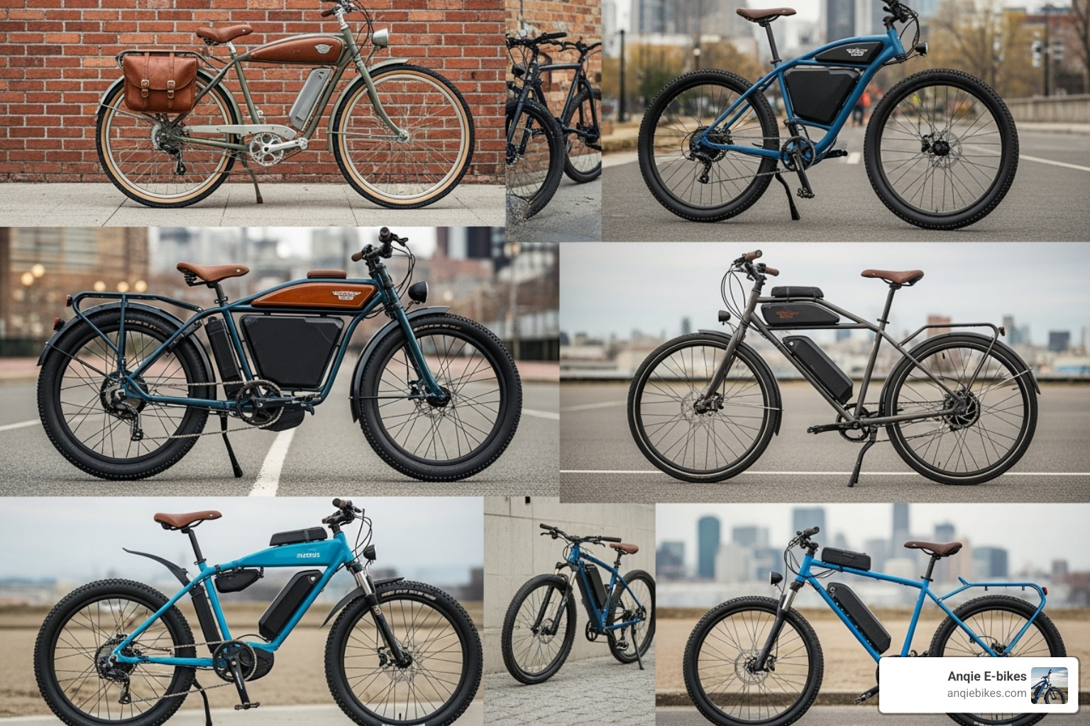 Collage of various Jrat custom models - jrat electric bikes Collage of various Jrat custom models - jrat electric bikes