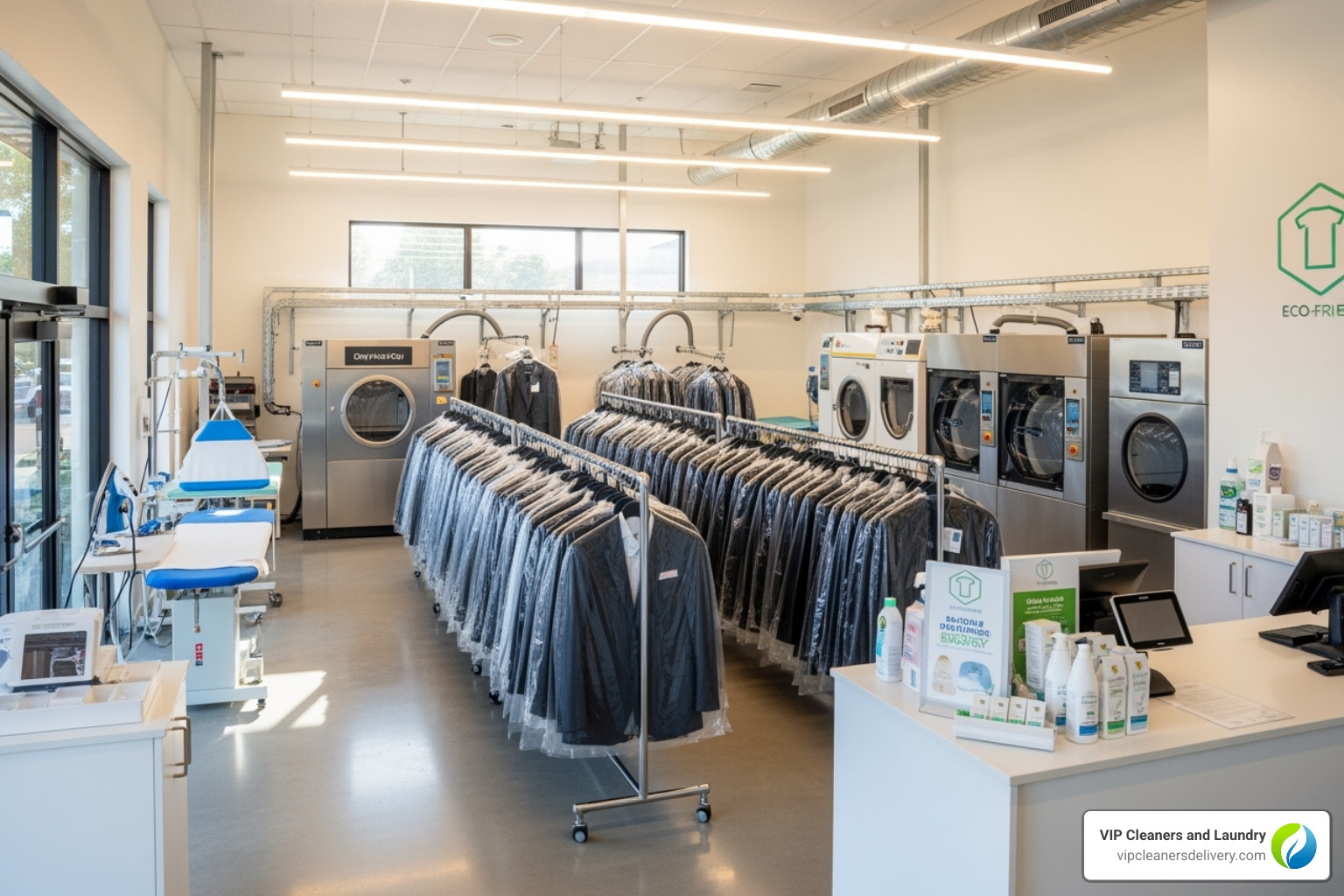 modern clean dry cleaning facility - same day dry cleaning near me