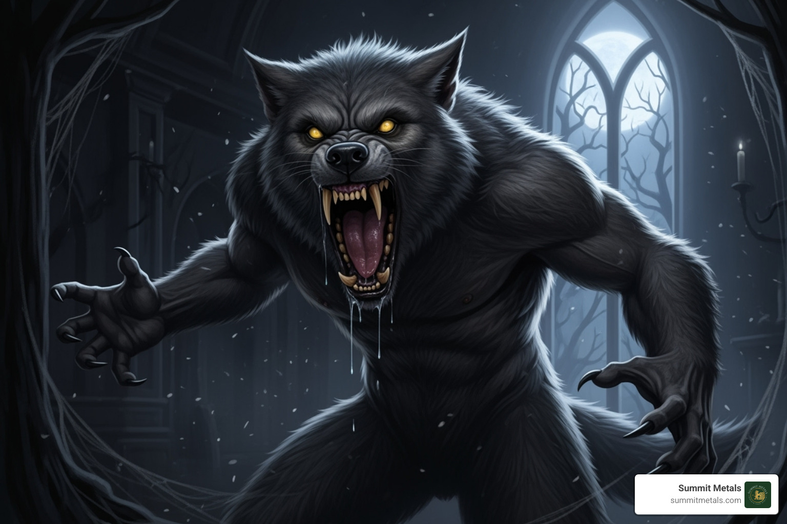werewolf from a classic film - real silver bullets
