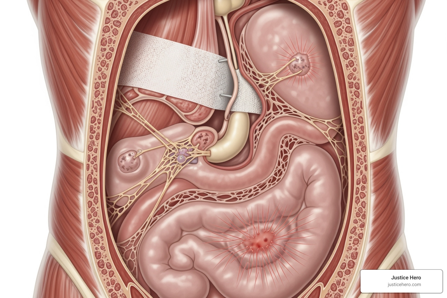 illustrating common hernia mesh complications - hernia mesh lawsuit updates
