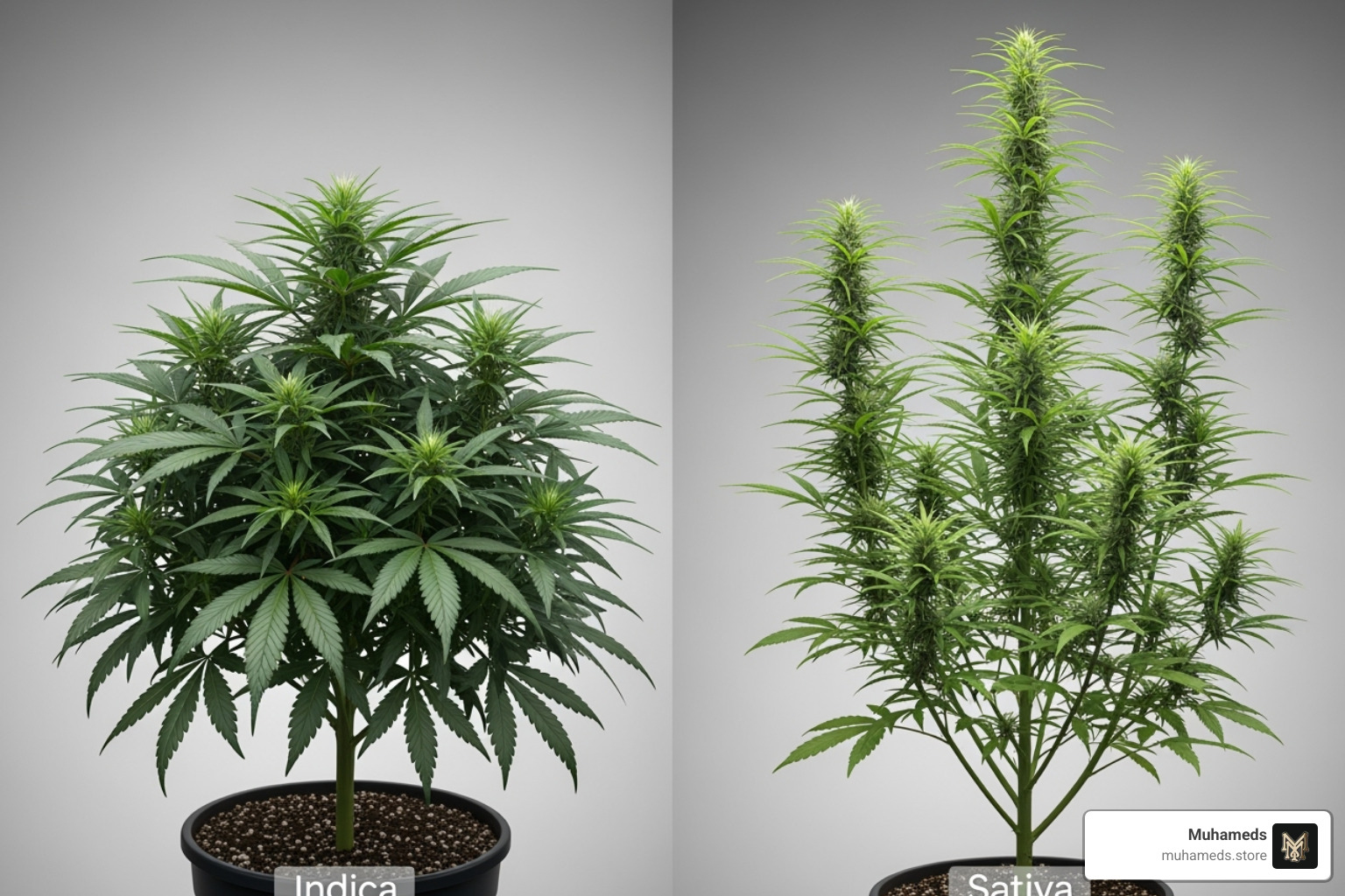 Indica and Sativa plant comparison - does indica or sativa make you sleepy