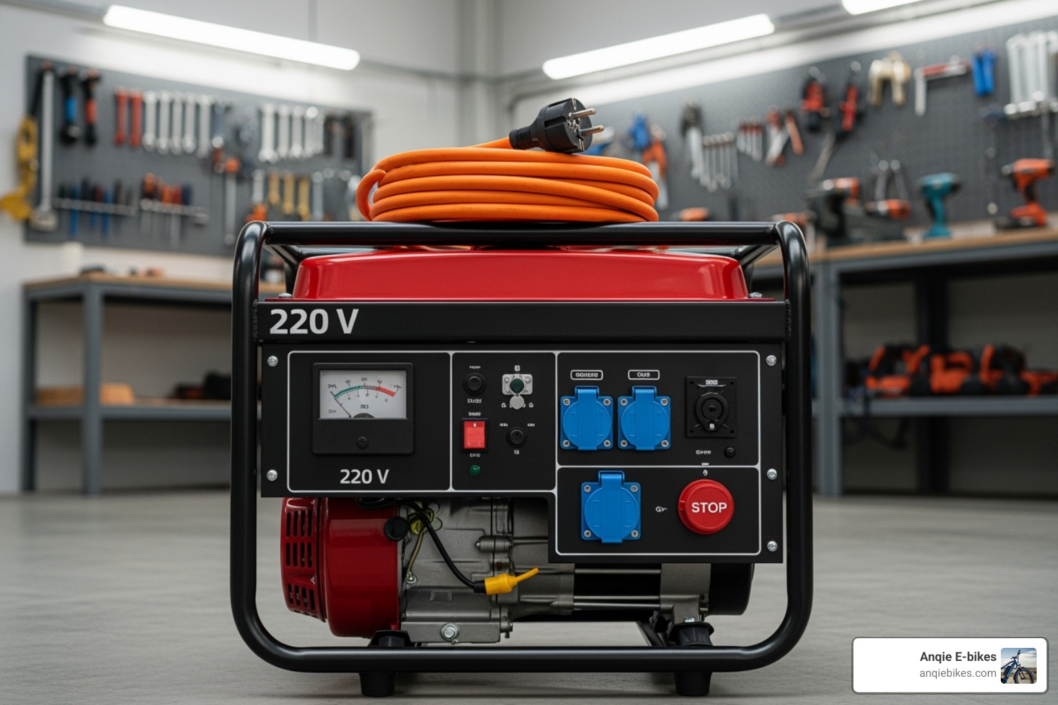 generator control panel 240V outlet - generator 220 volt