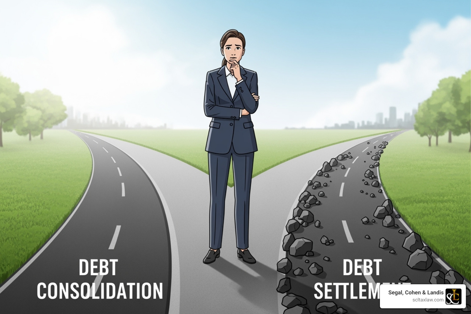 Flowchart showing the decision process between a payment plan and an OIC: Start with "Can you pay your full tax debt?" If Yes, "Pay in Full." If No, "Do you have financial hardship?" If No, "Payment Plan." If Yes, "Offer in Compromise (OIC) or Currently Not Collectible (CNC)." - IRS back tax help Flowchart showing the decision process between a payment plan and an OIC: Start with "Can you pay your full tax debt?" If Yes, "Pay in Full." If No, "Do you have financial hardship?" If No, "Payment Plan." If Yes, "Offer in Compromise (OIC) or Currently Not Collectible (CNC)." - IRS back tax help