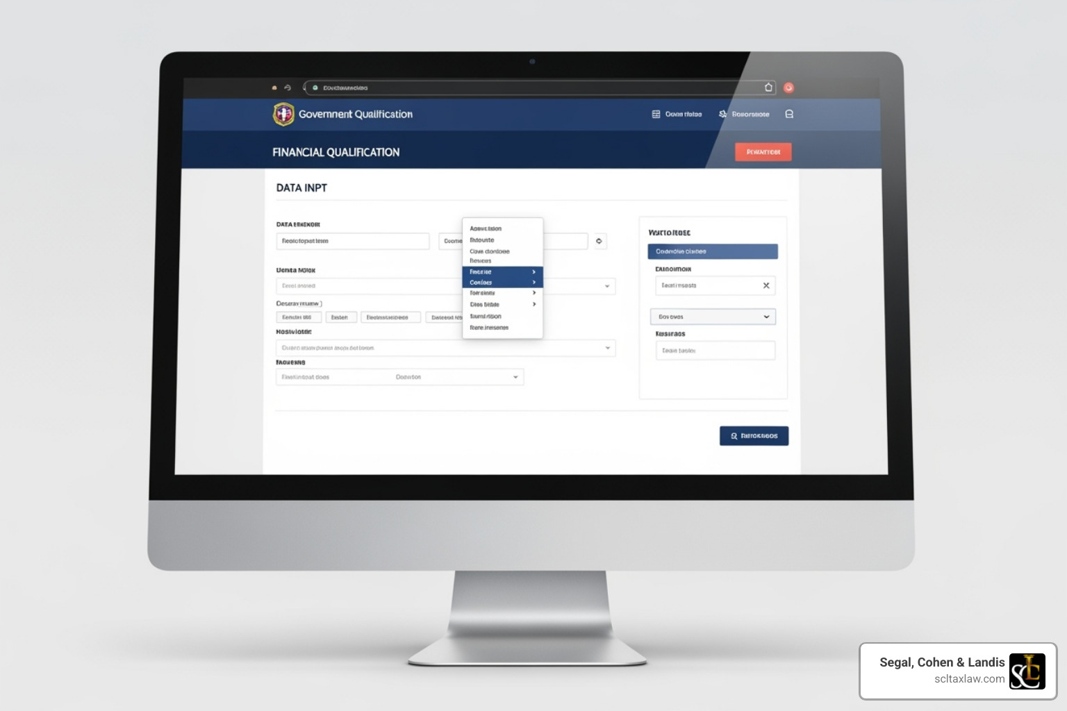 IRS Offer in Compromise Pre-Qualifier Tool homepage - Offer in Compromise application