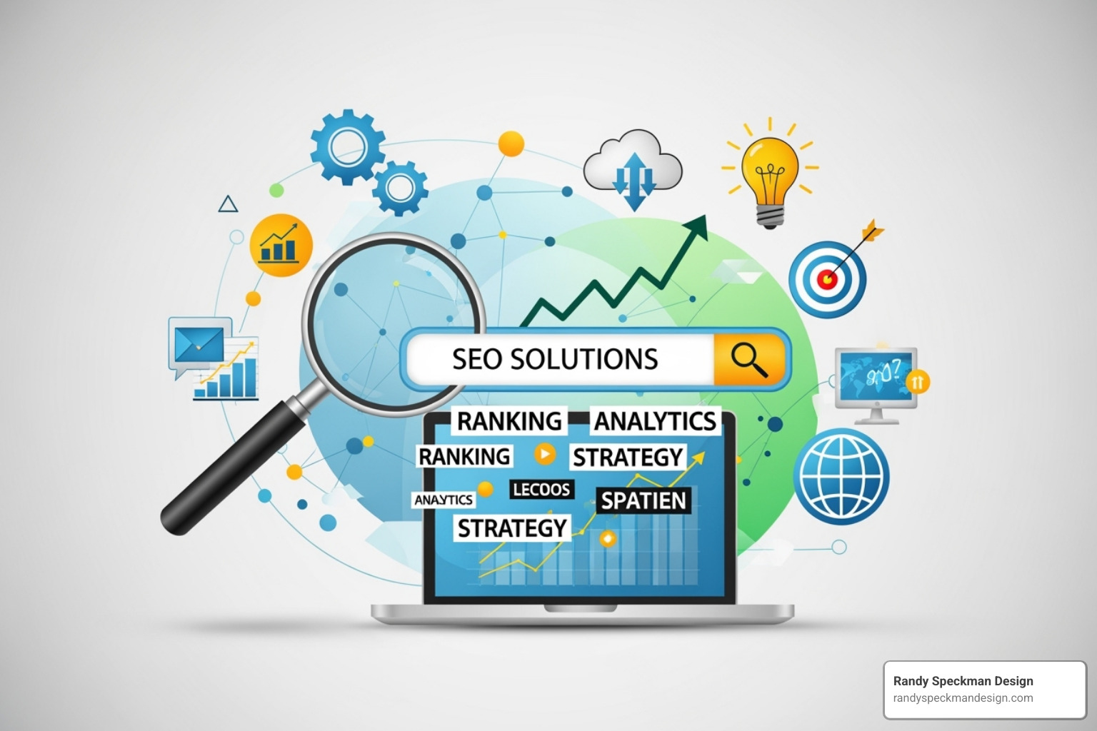 Dashboard showing website analytics and growth charts - SEO Solutions Dashboard showing website analytics and growth charts - SEO Solutions