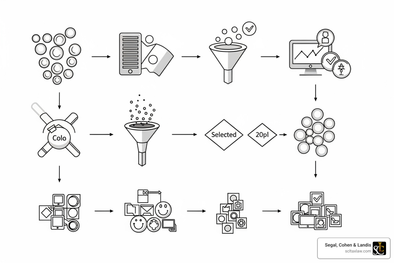 Flowchart showing how the IRS selects returns for an audit - irs audit defense representation Flowchart showing how the IRS selects returns for an audit - irs audit defense representation