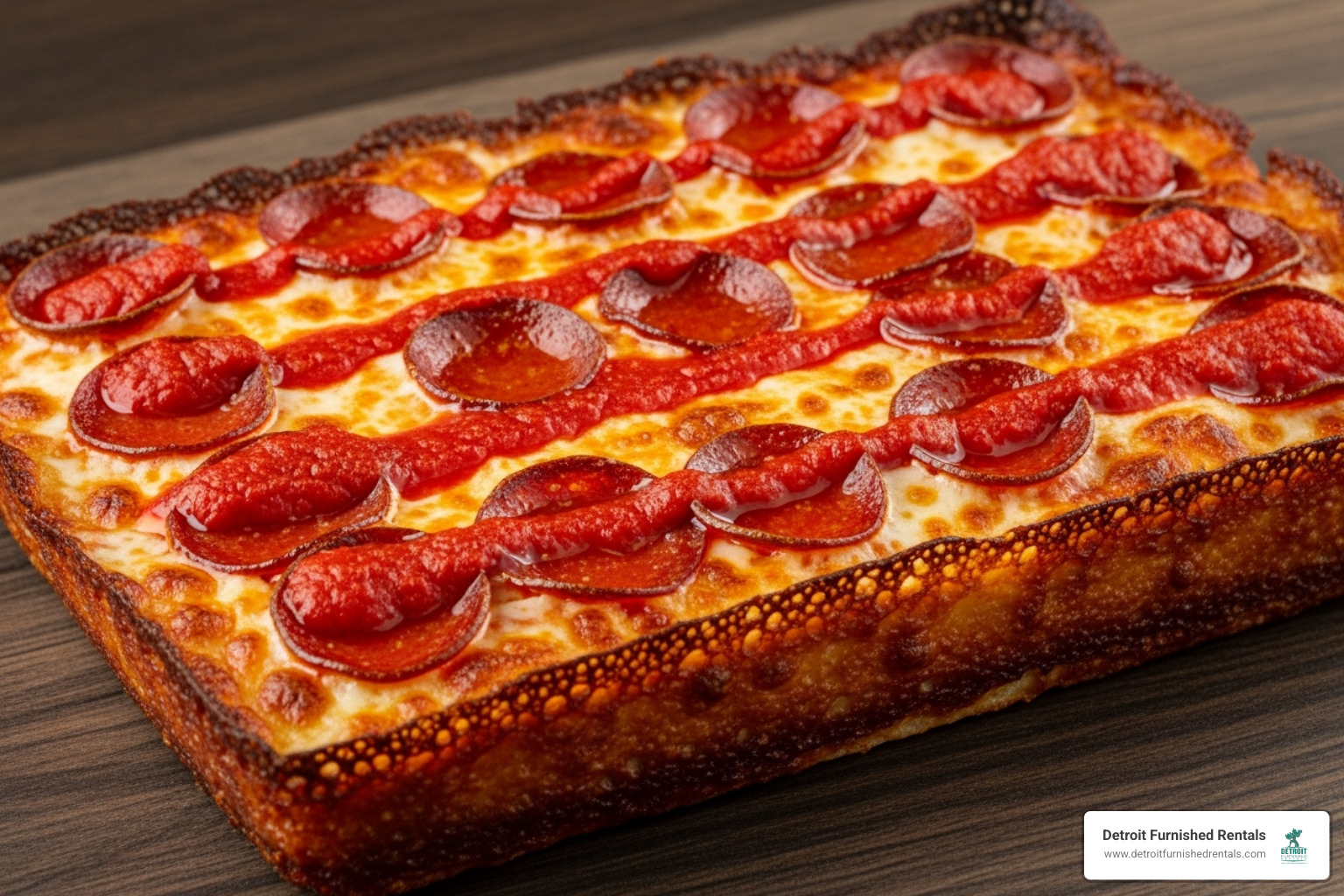 Classic Detroit-style pizza from Buddy's Pizza - Fine Dinning and Casual restuarants in Detroit