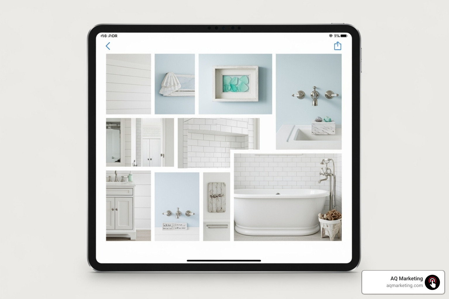 digital mood board for a coastal New England bathroom renovation - home renovation design website digital mood board for a coastal New England bathroom renovation - home renovation design website