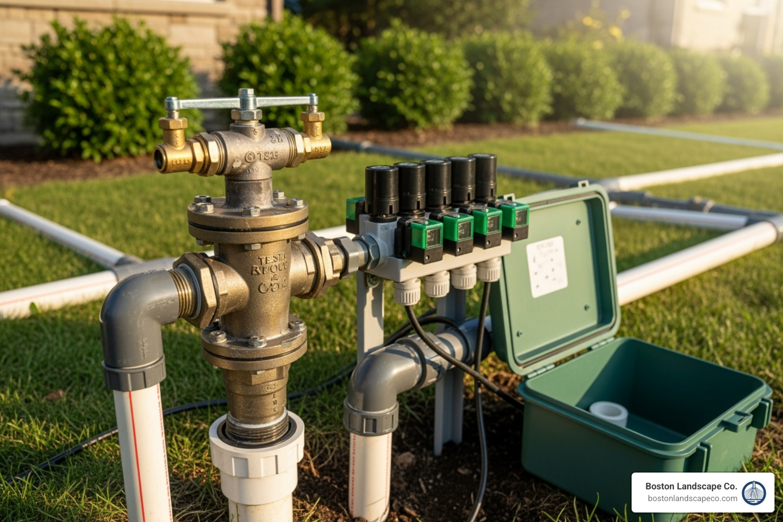 backflow preventer and valve manifold - can you install your own irrigation system backflow preventer and valve manifold - can you install your own irrigation system