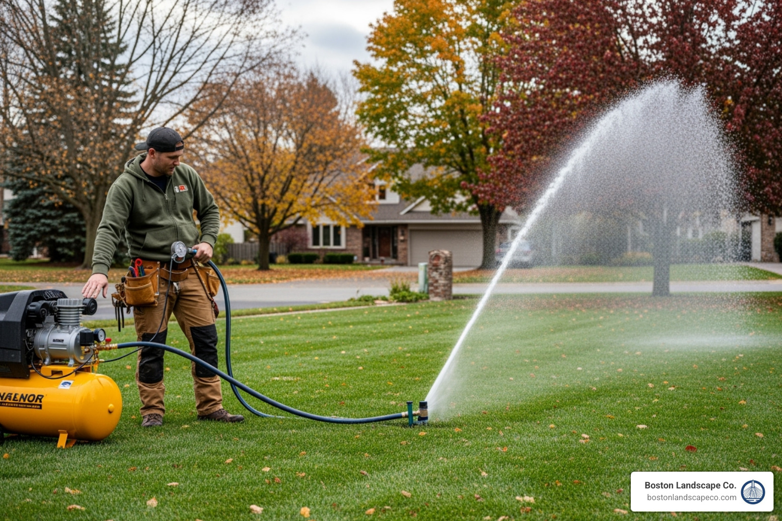 professional winterizing a sprinkler system with an air compressor - can you install your own irrigation system professional winterizing a sprinkler system with an air compressor - can you install your own irrigation system