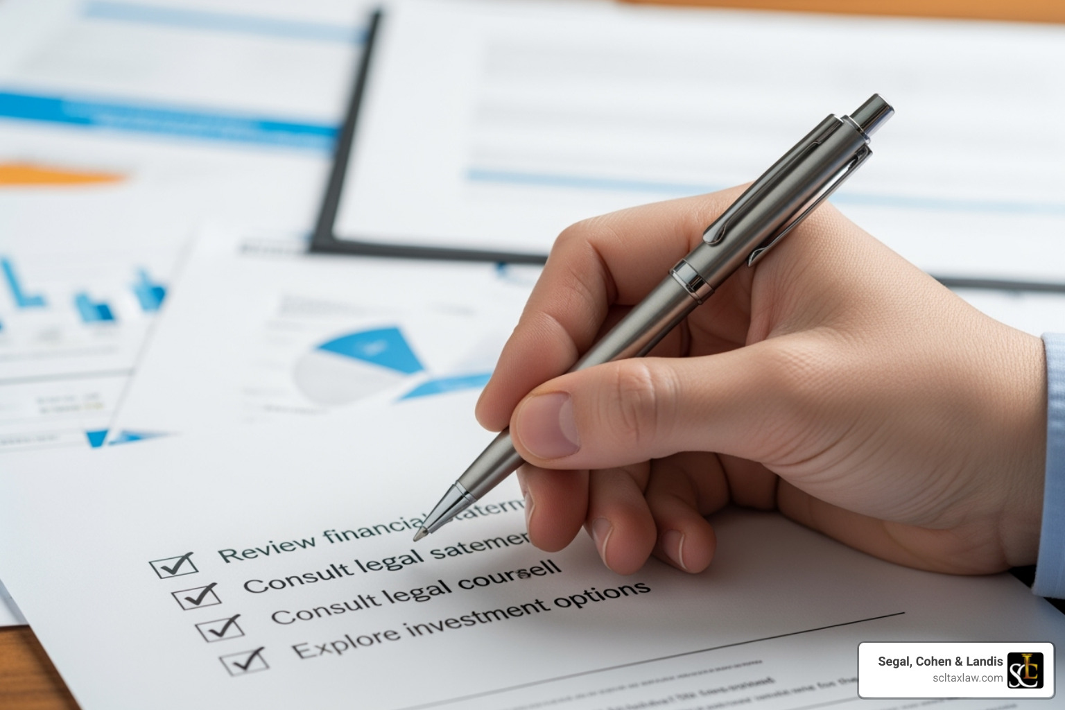 Checklist of resolution options - tax lien resolution