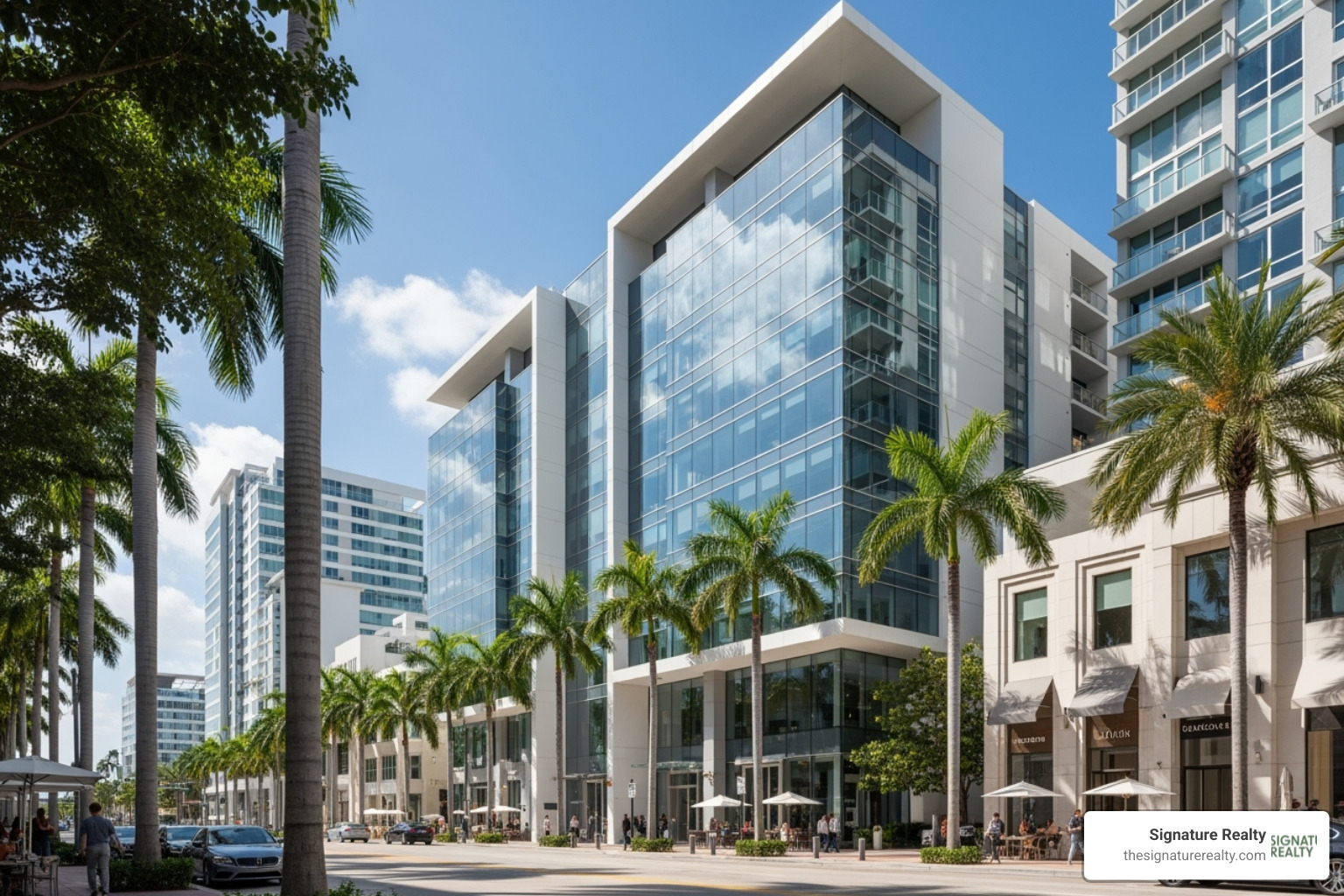 modern office building in the South of Fifth neighborhood - commercial real estate in miami beach modern office building in the South of Fifth neighborhood - commercial real estate in miami beach