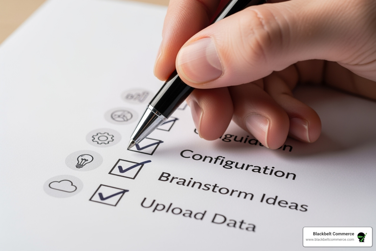 checklist of common design package features - shopify web design packages