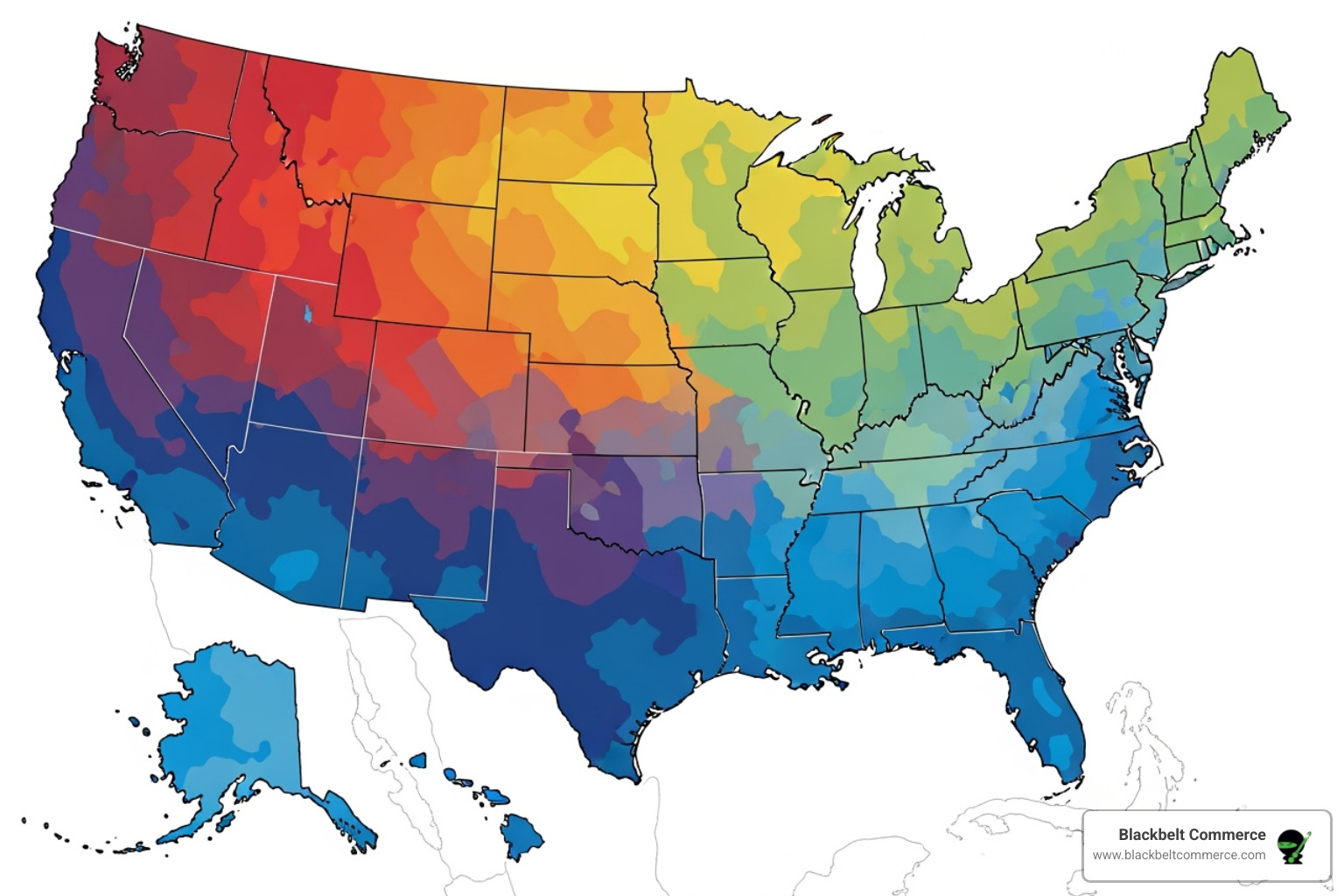 map of the United States with salary hotspots highlighted - ecommerce marketing specialist salary map of the United States with salary hotspots highlighted - ecommerce marketing specialist salary