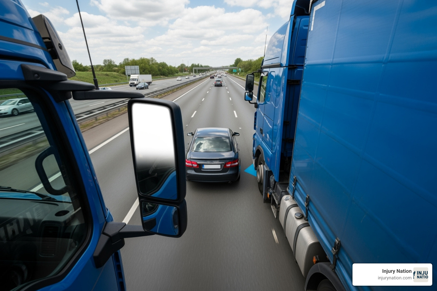 truck blind spot - Truck driver negligence truck blind spot - Truck driver negligence