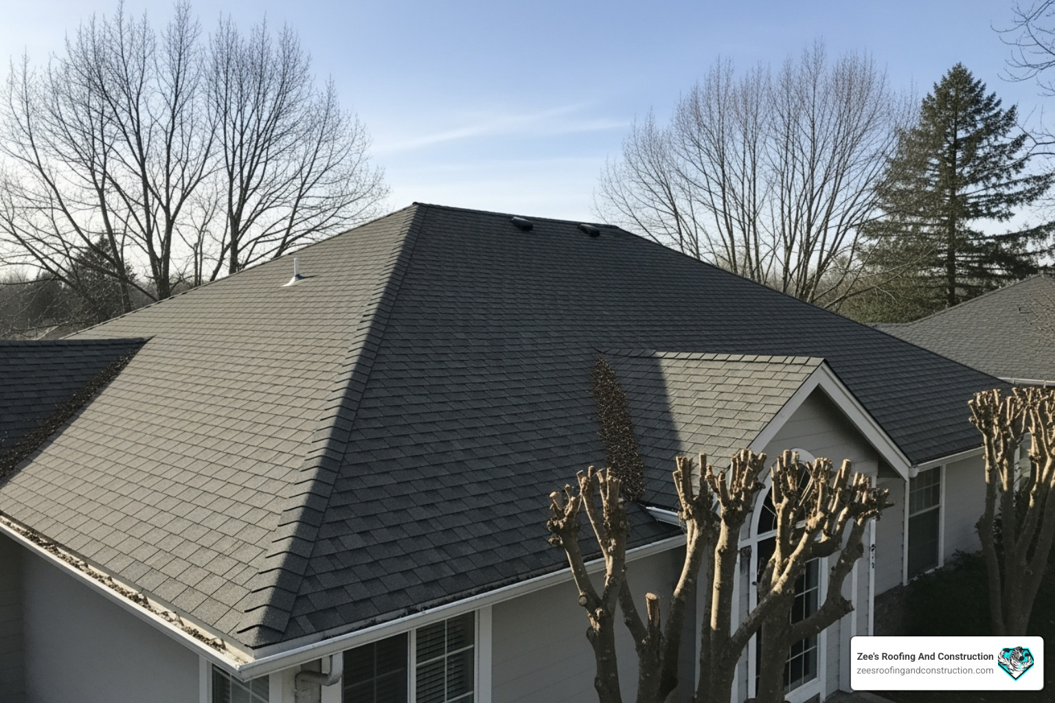 clean roof with clear gutters and trimmed tree branches away from the house - are asphalt roofs flammable clean roof with clear gutters and trimmed tree branches away from the house - are asphalt roofs flammable