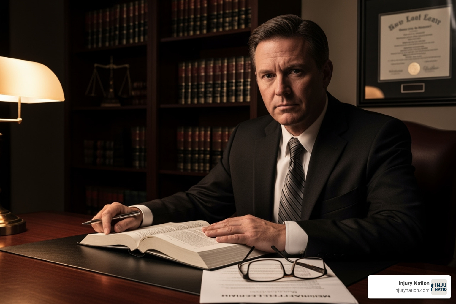 Image of a person receiving a settlement check - Medical error attorney