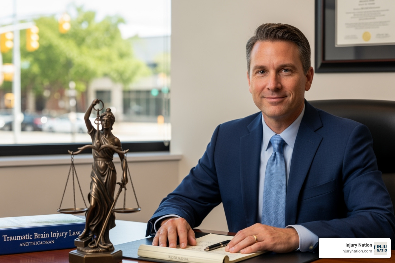 A person searching online on a laptop for legal help, highlighting the modern approach to finding legal representation - brain injury lawyer near me