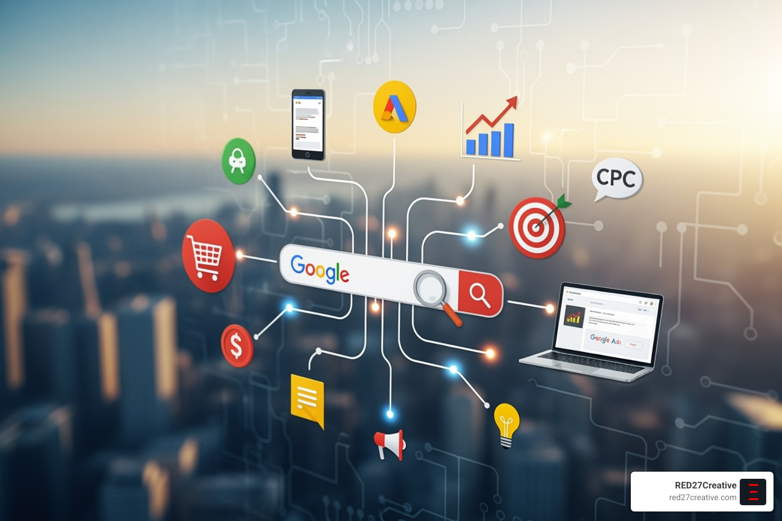 Google Ads campaign types selection screen - Google Ads marketing strategy Google Ads campaign types selection screen - Google Ads marketing strategy