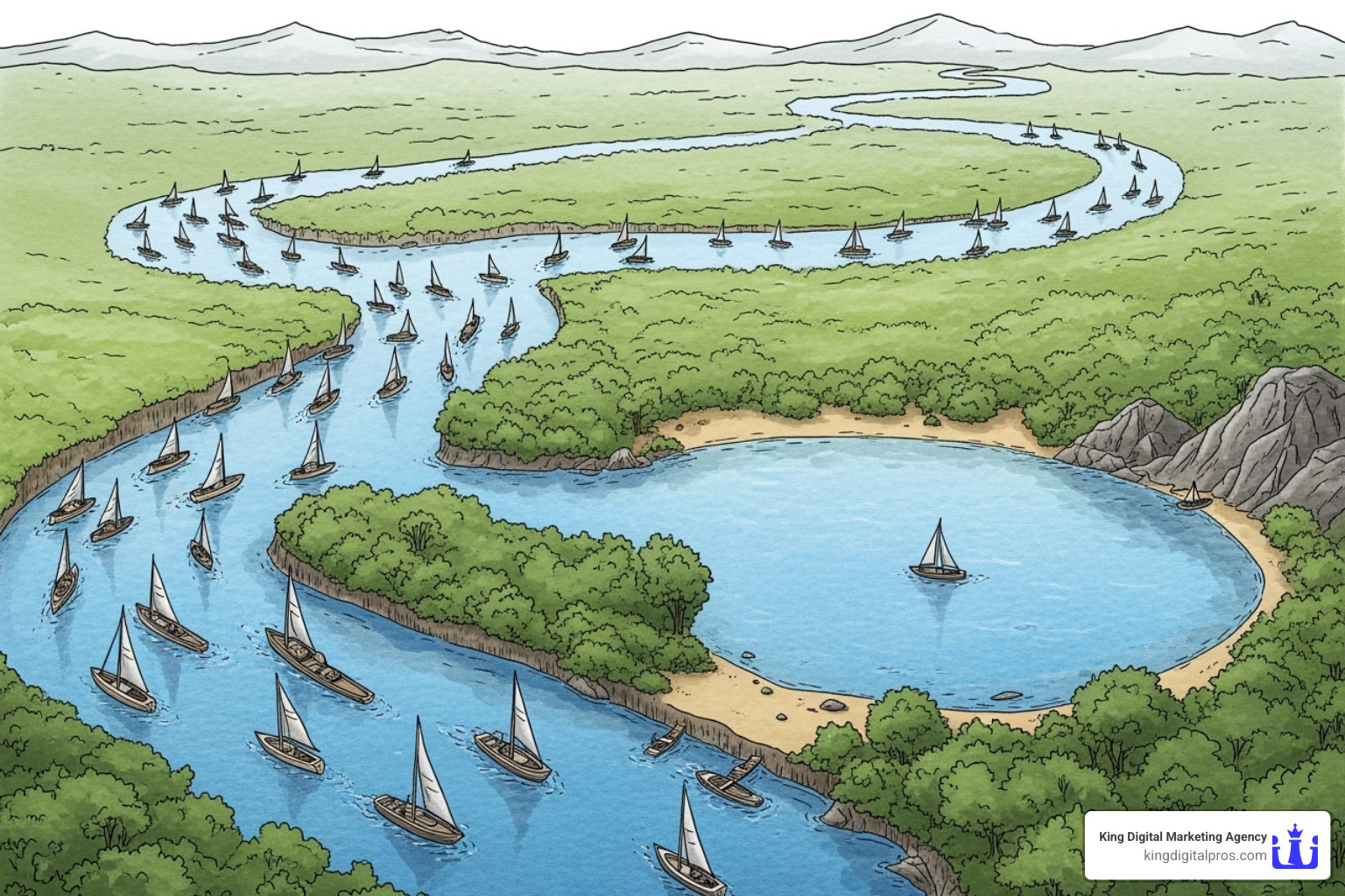 Chart illustrating the relationship between keyword search volume, competition, and opportunity for video content - how to find youtube keyword competition score and seo