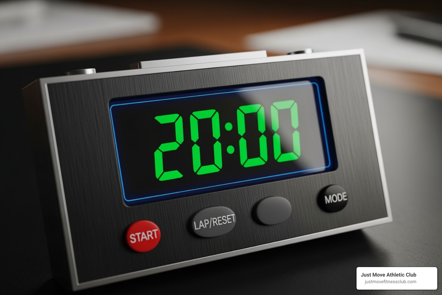 stopwatch 20 minute timer - Beginner circuit training