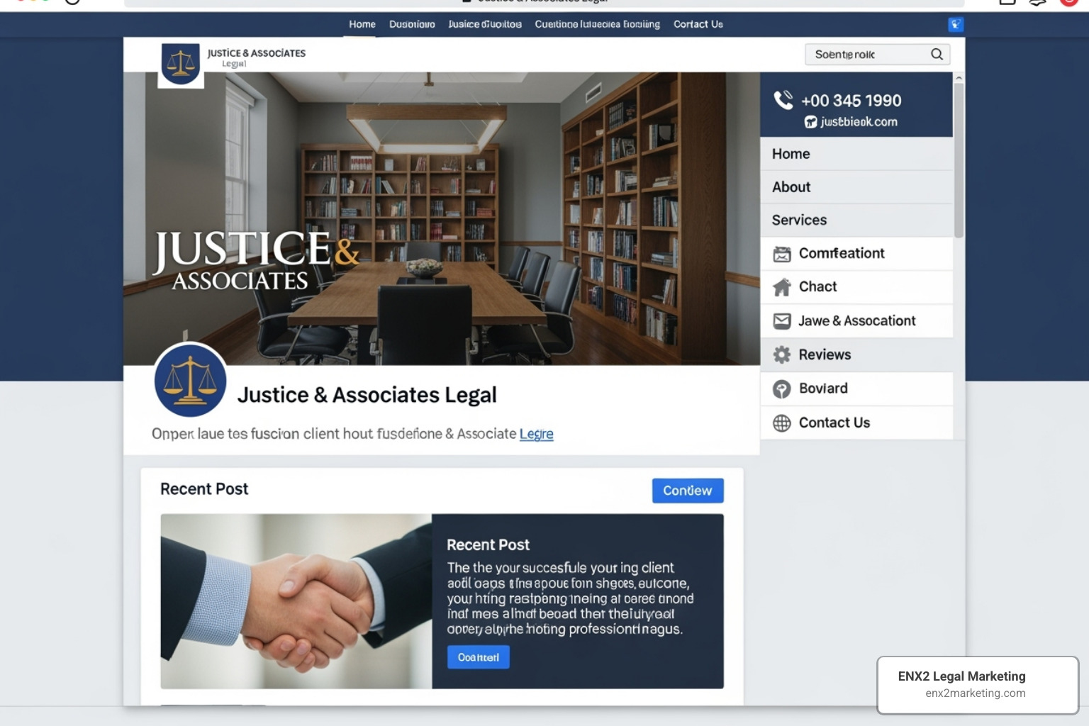 professional and optimized law firm Facebook Business Page - Facebook marketing for lawyers