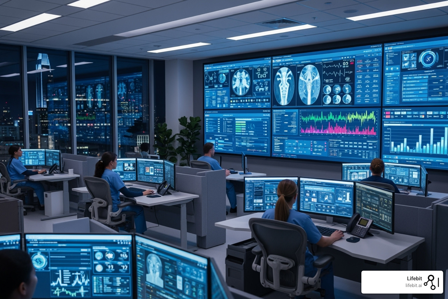 hospital command center dashboard - Real-time patient insights