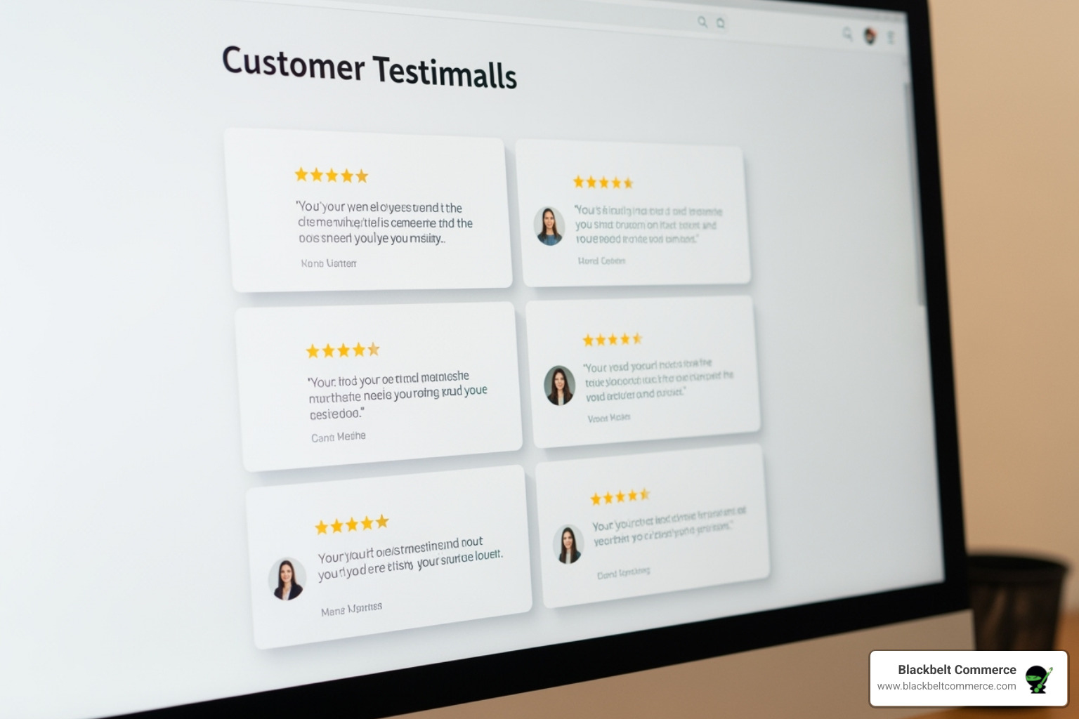A website effectively displaying customer testimonials - High converting websites