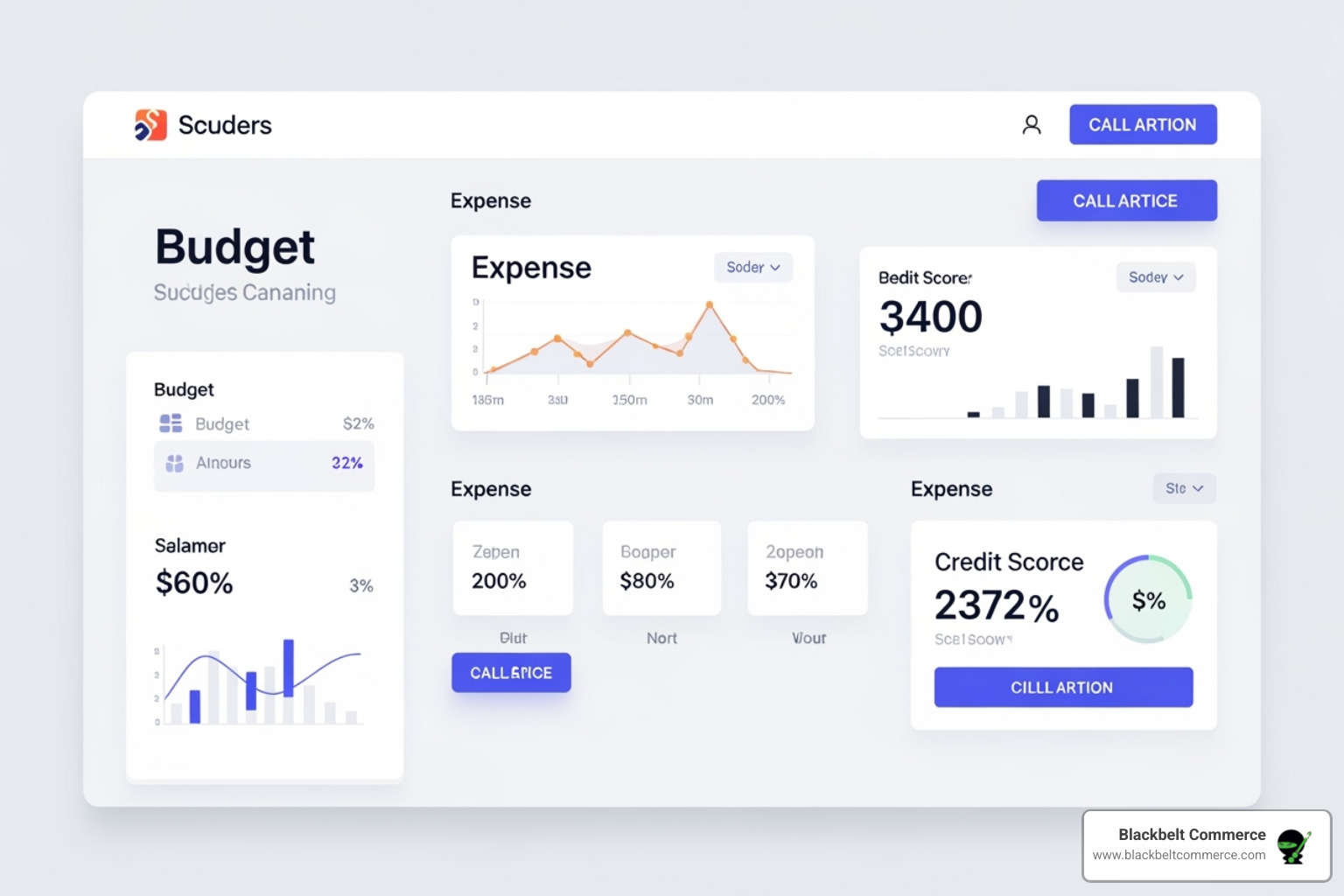 Mint's homepage with clear features and prominent CTAs - High converting websites