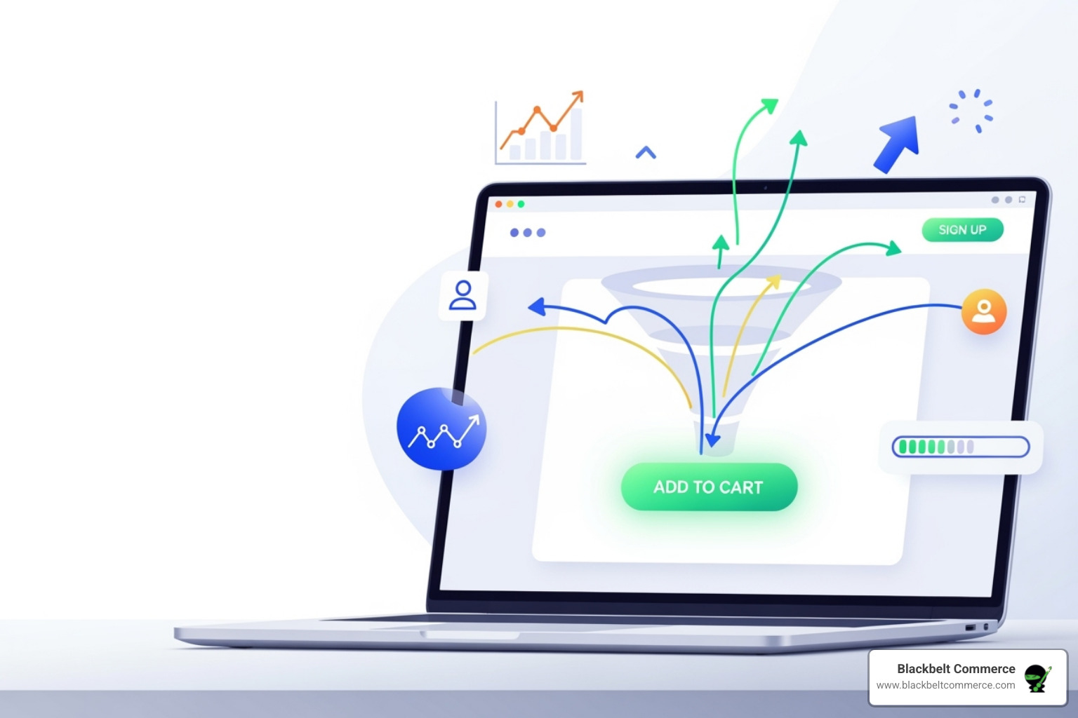 A website with excellent use of white space and clear navigation - High converting websites