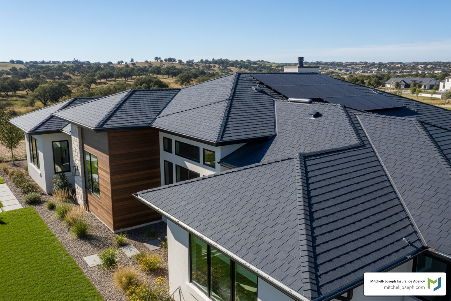 newly installed, impact-resistant roof - Save on home insurance
