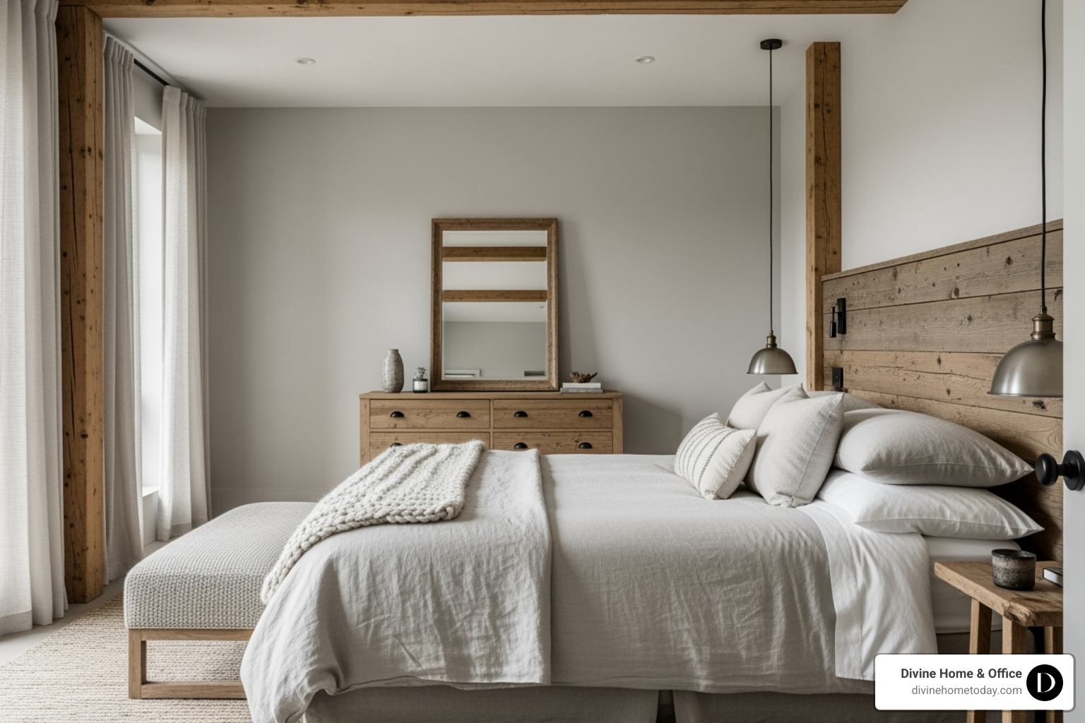 modern rustic bedroom - mixing rustic and modern decor modern rustic bedroom - mixing rustic and modern decor