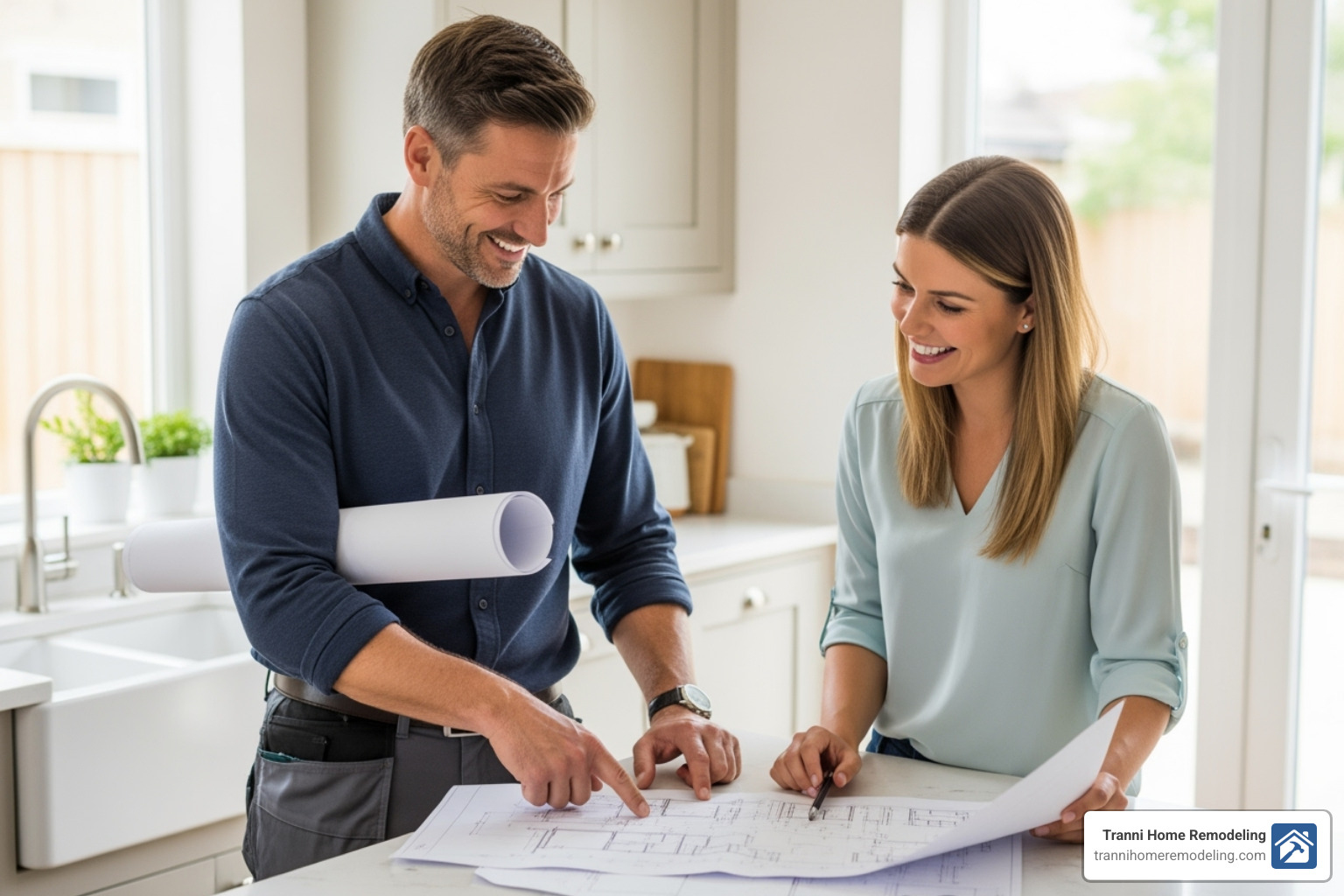 contractor consulting with a homeowner - bath and kitchen remodel near me contractor consulting with a homeowner - bath and kitchen remodel near me