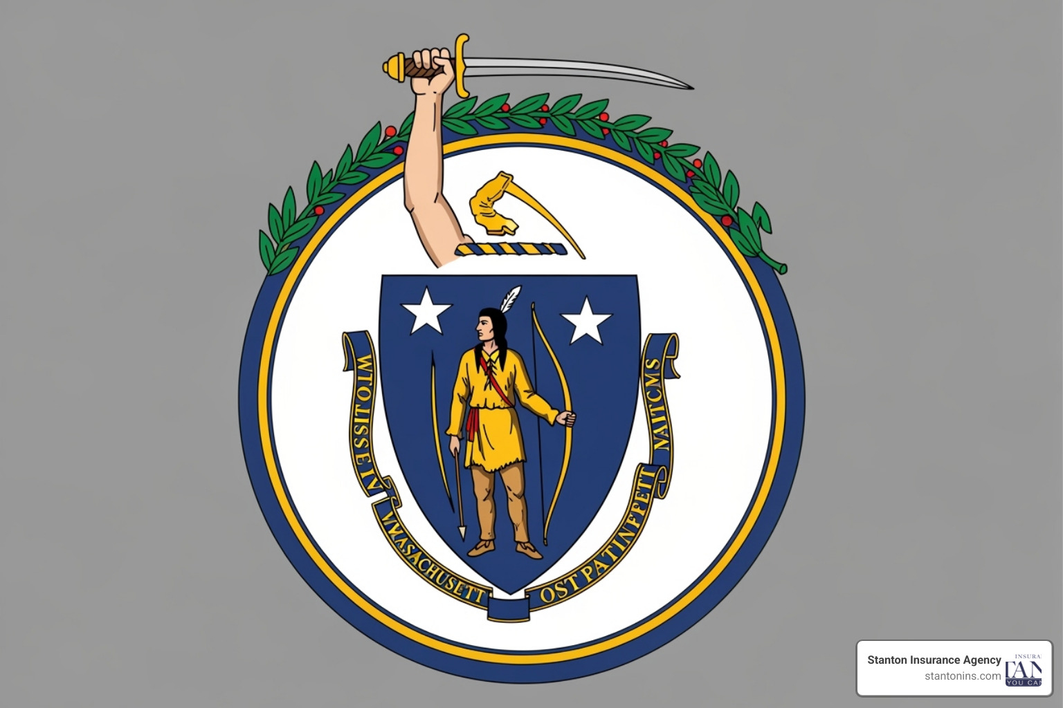Massachusetts state seal - Commercial auto insurance MA